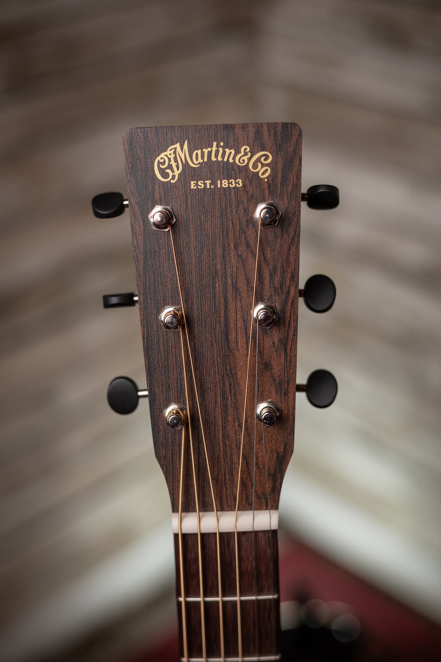 Martin D-10E Retro Sapele Acoustic Electric Guitar - Dark Mahogany