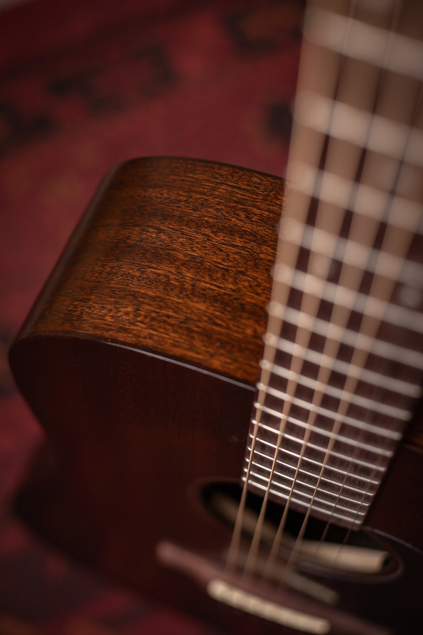 Martin D-10E Retro Sapele Acoustic Electric Guitar - Dark Mahogany