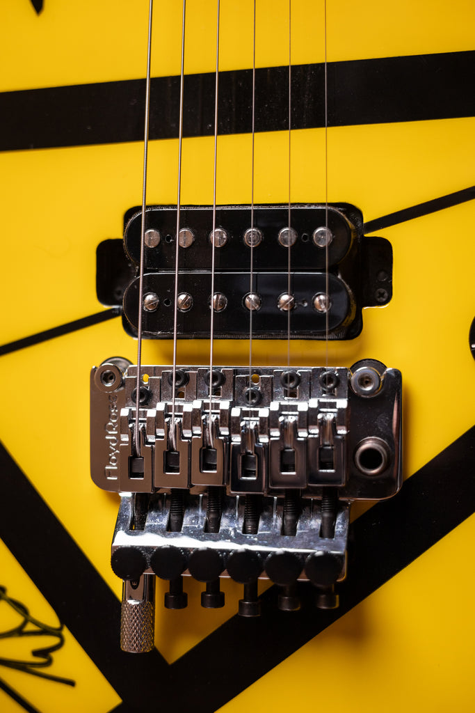 2007 EVH Striped Detroit - Yellow, Black