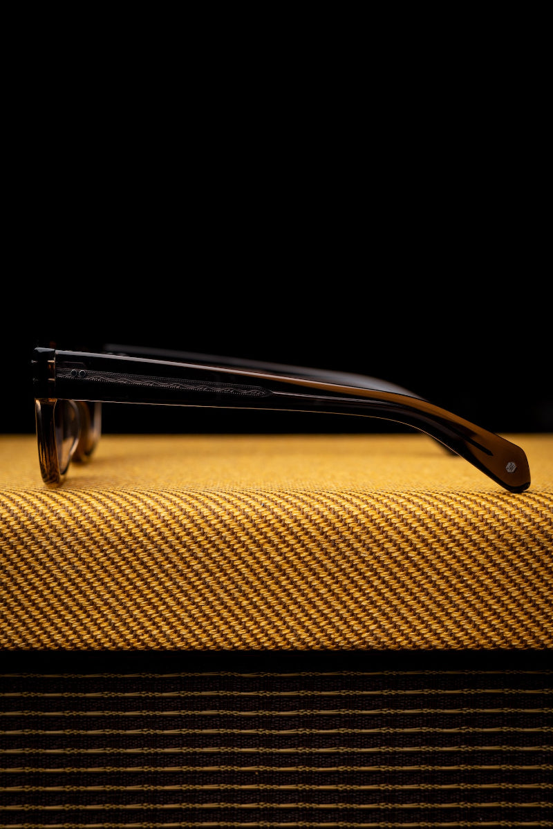 Johann Wolff Sunglasses - Martin in Black Fade w/ Brown Polarized Lenses