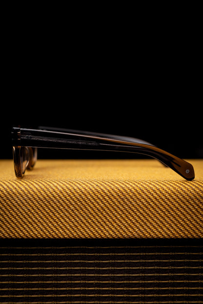 Johann Wolff Sunglasses - Martin in Black Fade w/ Brown Polarized Lenses