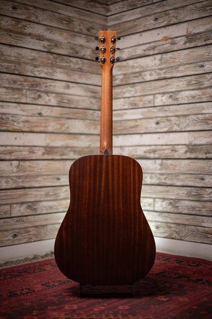 Martin D-10E Retro Sapele Acoustic Electric Guitar - Dark Mahogany