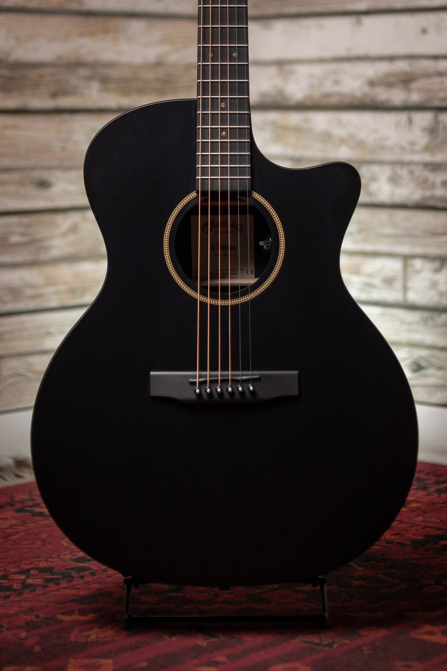 Martin GPCX1E Acoustic Electric Guitar- Black