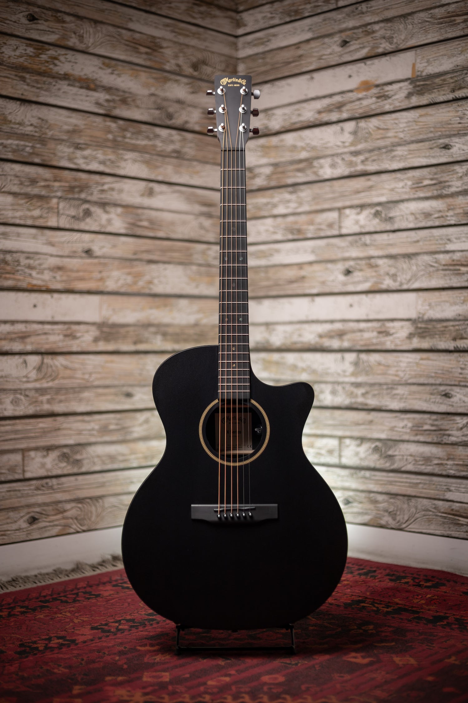 Martin GPCX1E Acoustic Electric Guitar- Black
