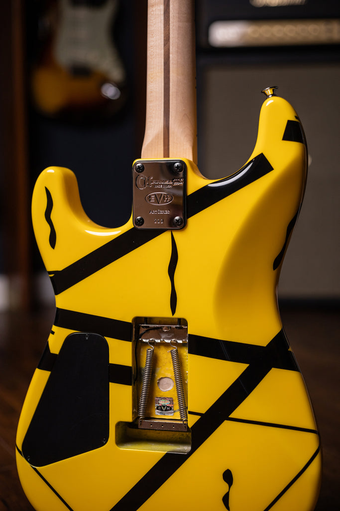 2007 EVH Striped Detroit - Yellow, Black