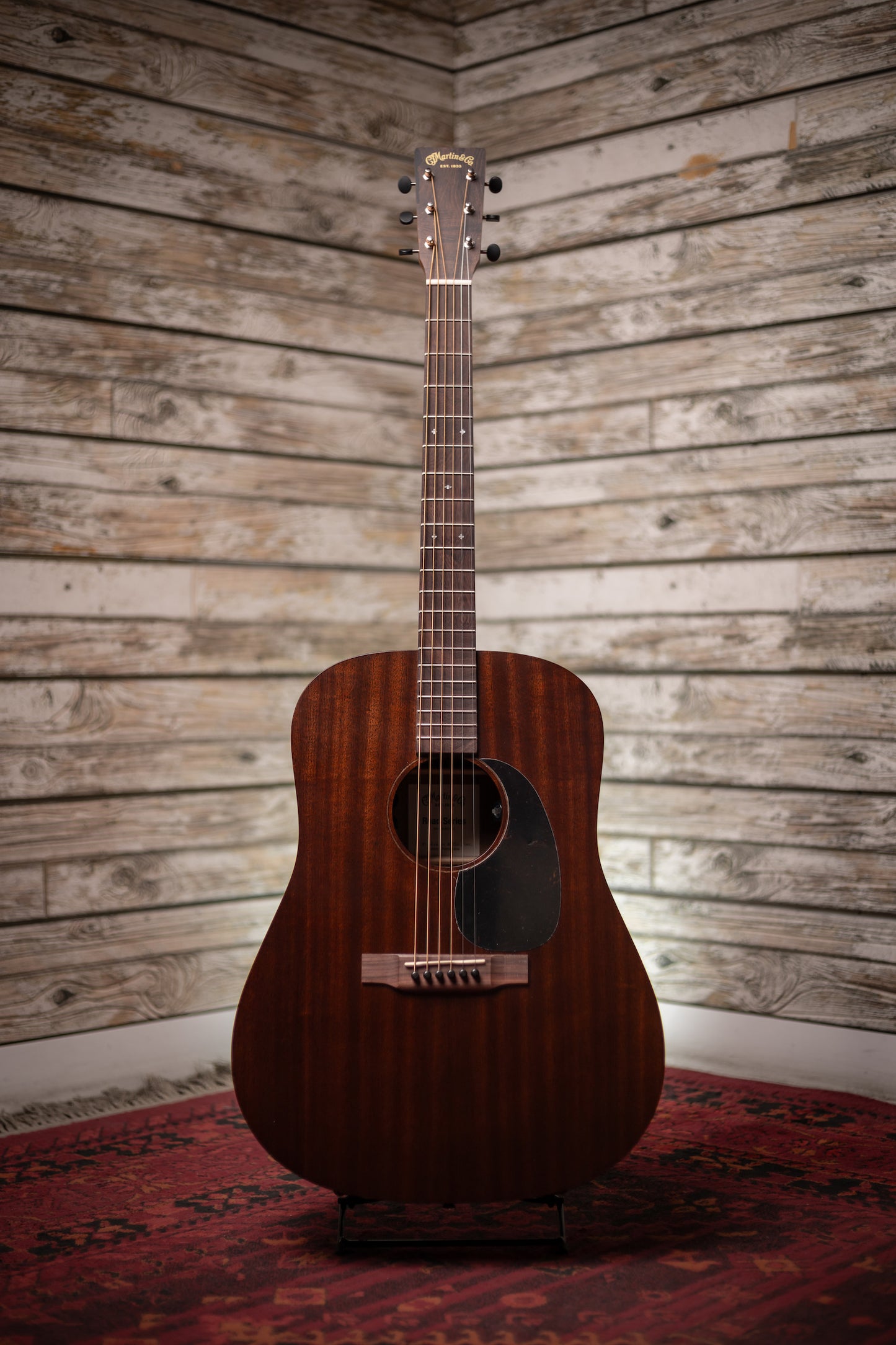 Martin D-10E Retro Sapele Acoustic Electric - Dark Mahogany