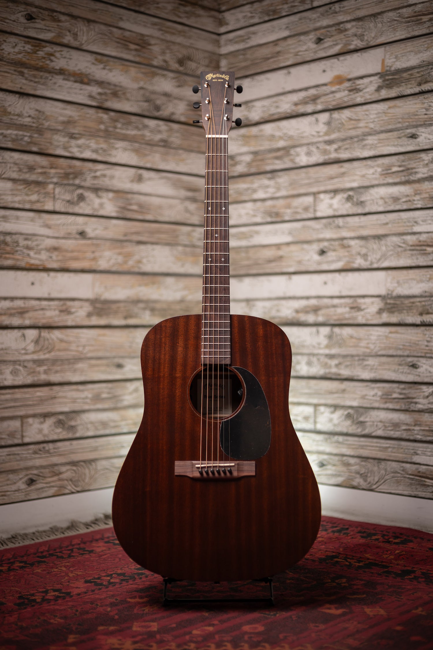 Martin D-10E Retro Sapele Acoustic Electric - Dark Mahogany