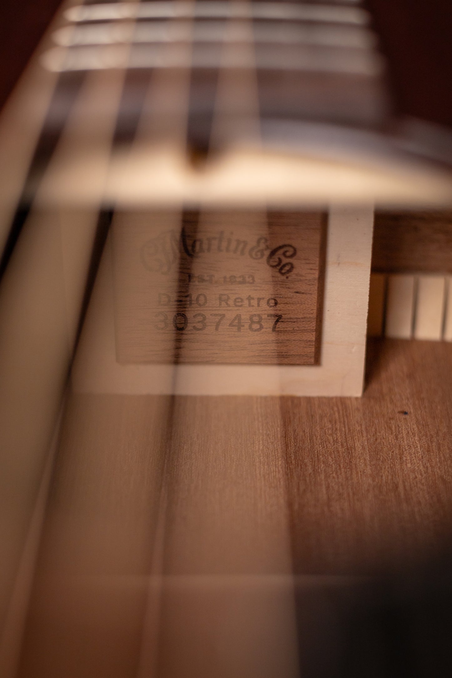 Martin D-10E Retro Sapele Acoustic Electric - Dark Mahogany
