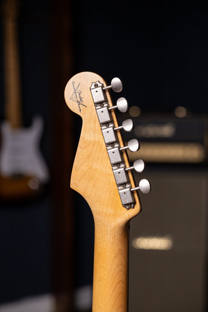 2014 Fender Custom Shop 1963 Stratocaster Relic Electric Guitar - Olympic White