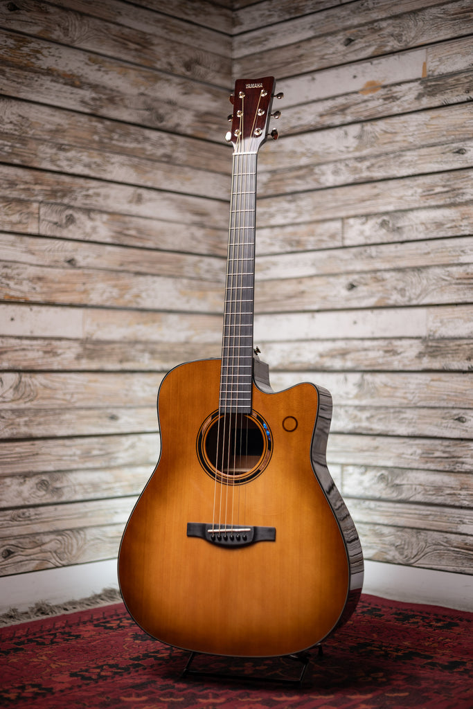 Yamaha TAG3 C TransAcoustic Dreadnought Acoustic-Electric Guitar - Sand Burst