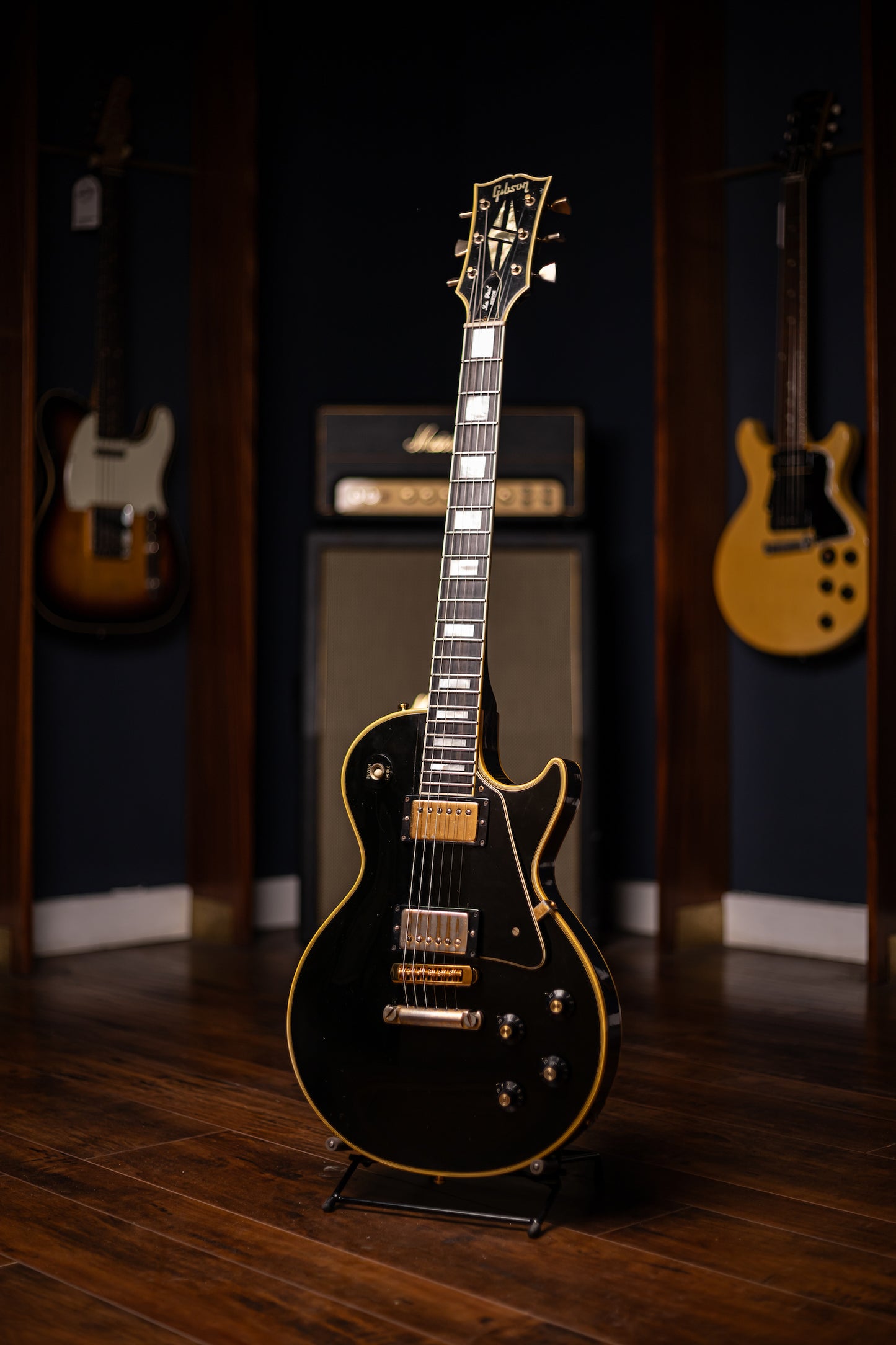 1969 Gibson Les Paul Custom Electric Guitar - Ebony