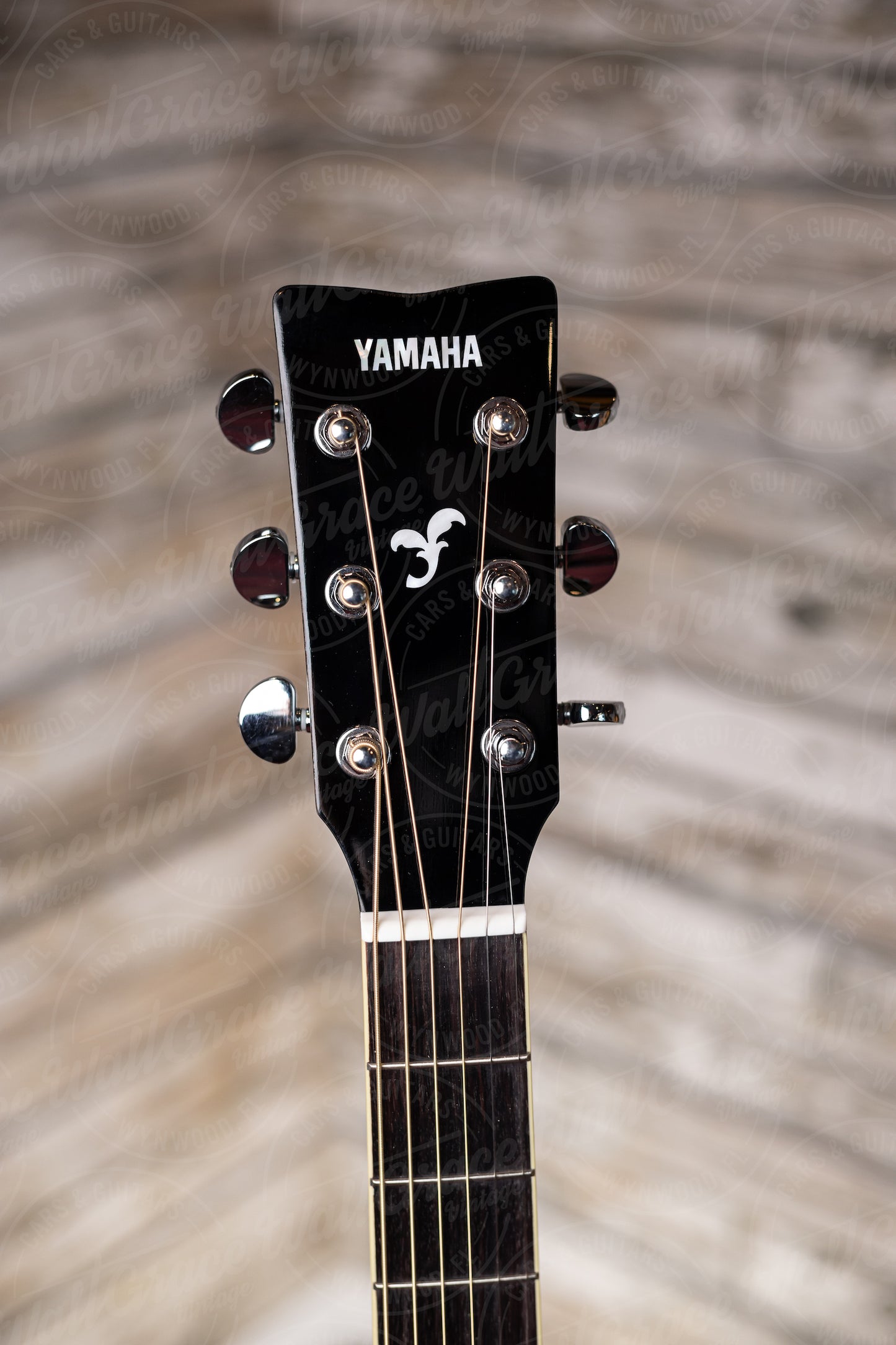 Yamaha FG-TA TransAcoustic Dreadnought Guitar - Black