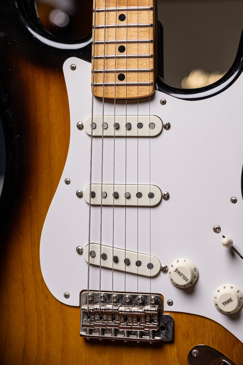 2015 Fender Custom Shop Wildwood 10 1955 Stratocaster NOS Electric Guitar - Sunburst