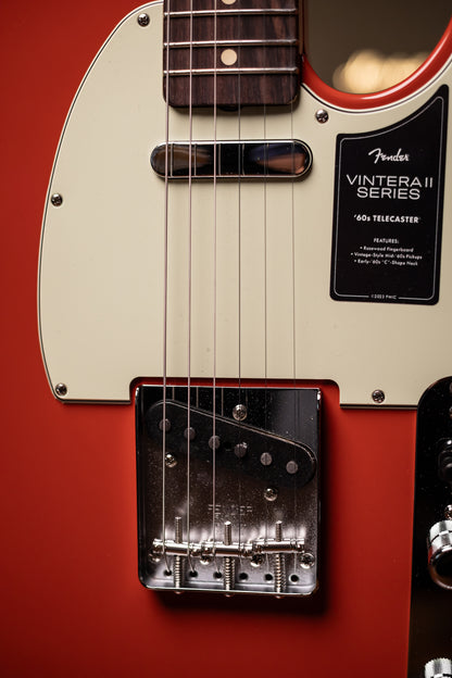 Fender Vintera II ‘60s Telecaster Electric Guitar - Fiesta Red