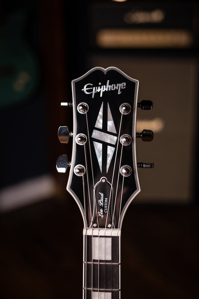 Epiphone - Adam Jones Les Paul Custom Art Collection: Korin Faught’s “Sensation”, Electric Guitar - Antique Silverburst