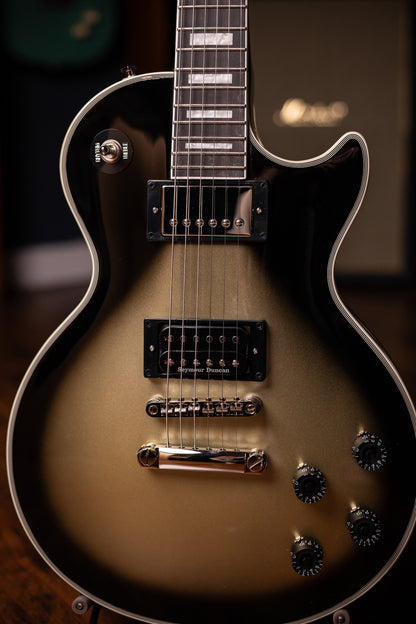 Epiphone - Adam Jones Les Paul Custom Art Collection: Korin Faught’s “Sensation”, Electric Guitar - Antique Silverburst