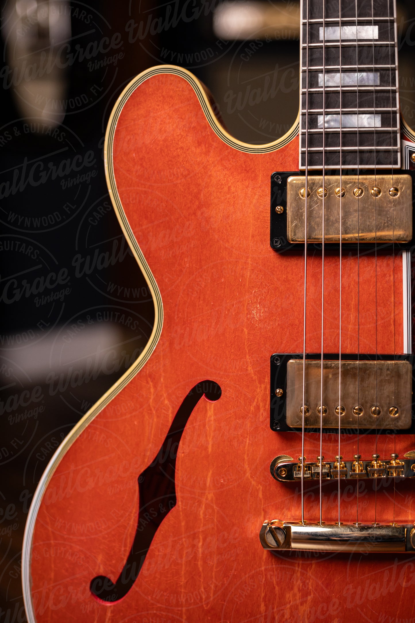 Gibson Custom Shop 1959 ES-355 Reissue Stop Bar Murphy Lab Light Aged Electric Guitar - Watermelon Red