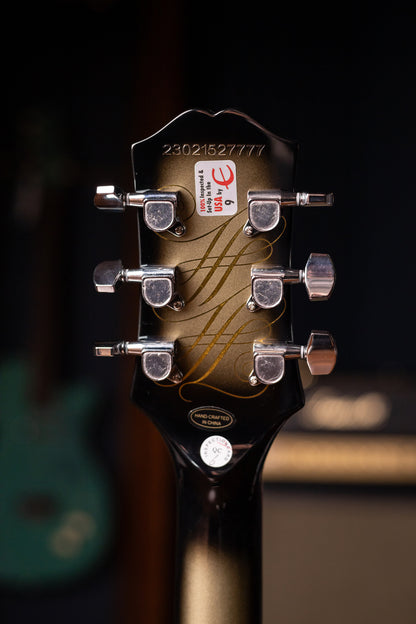 Epiphone - Adam Jones Les Paul Custom Art Collection: Korin Faught’s “Sensation”, Electric Guitar - Antique Silverburst