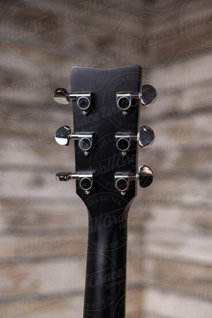 Yamaha FG-TA TransAcoustic Dreadnought Guitar - Black