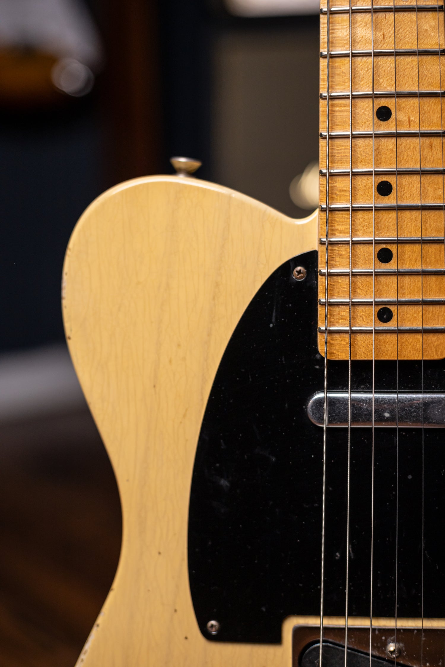 2019 Fender Custom Shop Willcutt 4 1954 Telecaster Relic Electric Guitar - Butterscotch
