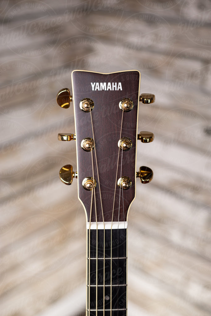 Yamaha LS-TA TransAcoustic Acoustic-Electric Dreadnought Guitar - Brown Sunburst