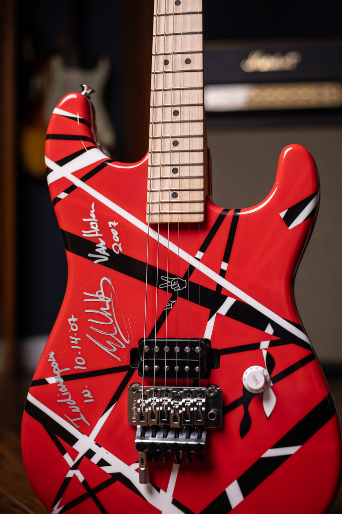 2007 Charvel EVH Striped Indianapolis - Red, Black, White