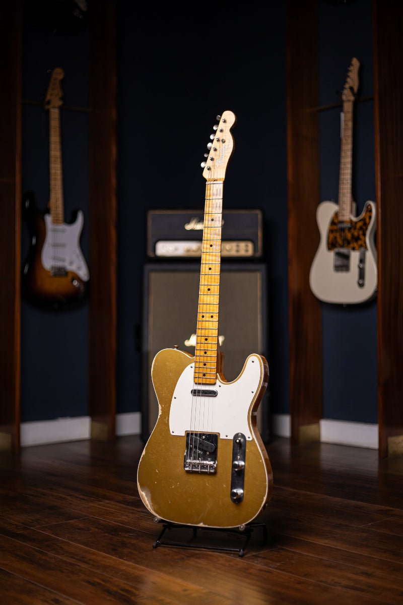 2020 Fender Custom Shop Double Esquire Custom LTD Electric Guitar - Aztec Gold