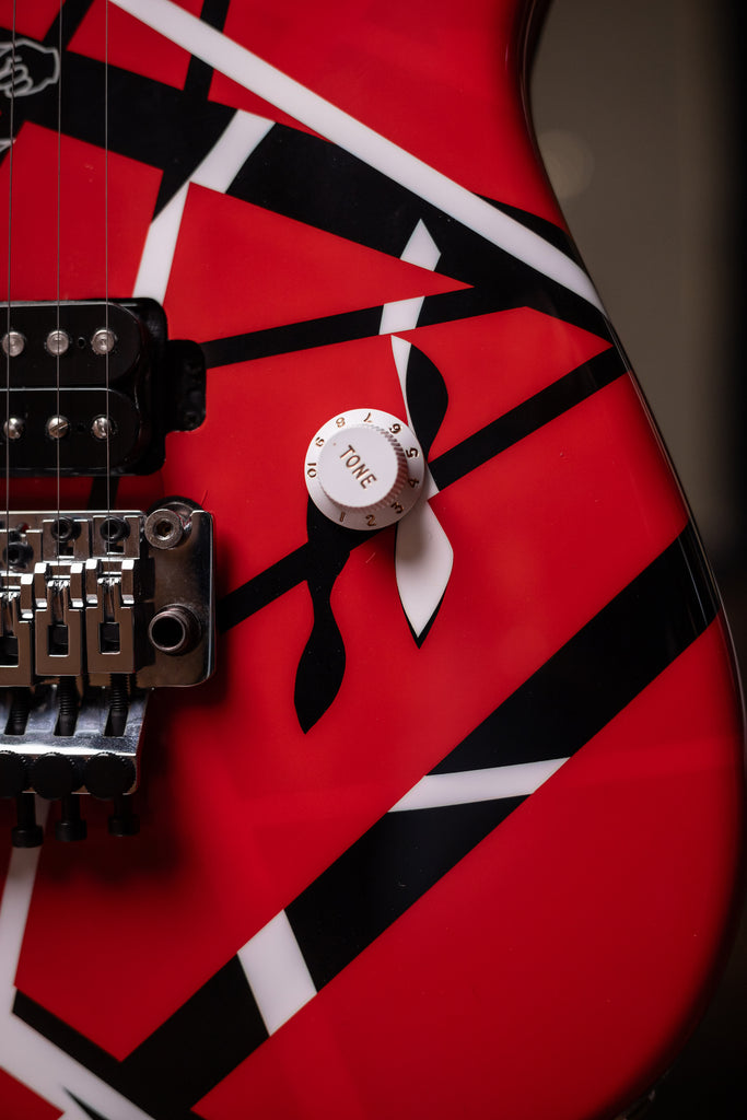 2007 Charvel EVH Striped Indianapolis - Red, Black, White