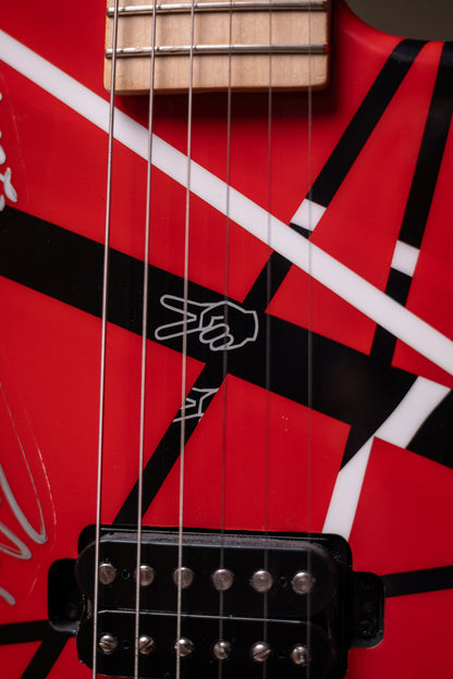 2007 Charvel EVH Striped Indianapolis - Red, Black, White