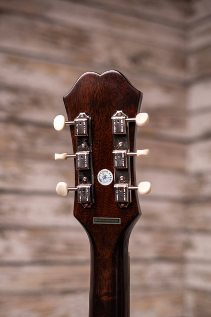 Epiphone Masterbilt Texan Acoustic-Electric Guitar - Faded Cherry Aged