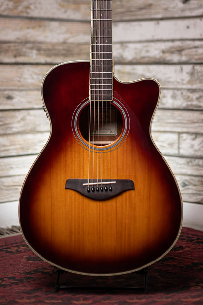 Yamaha FSC-TA TransAcoustic Concert Acoustic Guitar - Brown Sunburst