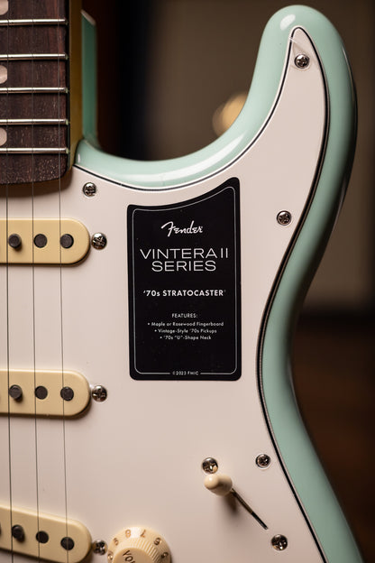 Fender Vintera II '70s Stratocaster Electric Guitar - Surf Green