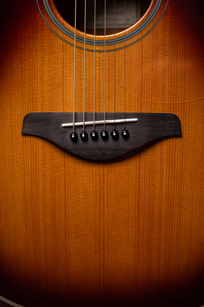 Yamaha FSC-TA TransAcoustic Concert Acoustic Guitar - Brown Sunburst