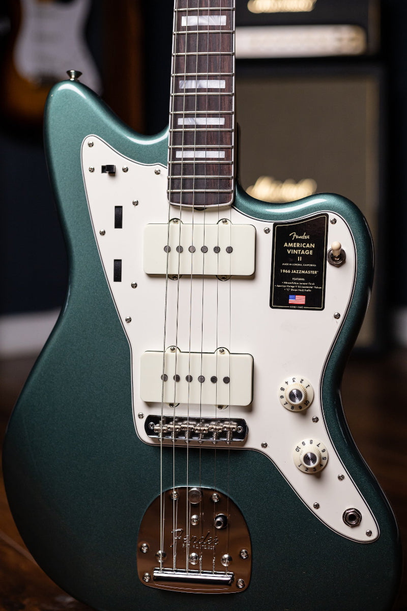 Fender American Vintage II 1966 Jazzmaster Electric Guitar - Sherwood Green Metallic