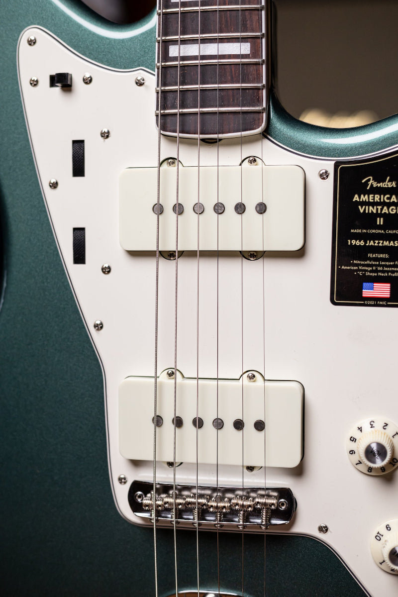 Fender American Vintage II 1966 Jazzmaster Electric Guitar - Sherwood Green Metallic