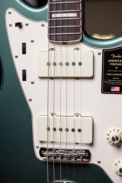 Fender American Vintage II 1966 Jazzmaster Electric Guitar - Sherwood Green Metallic