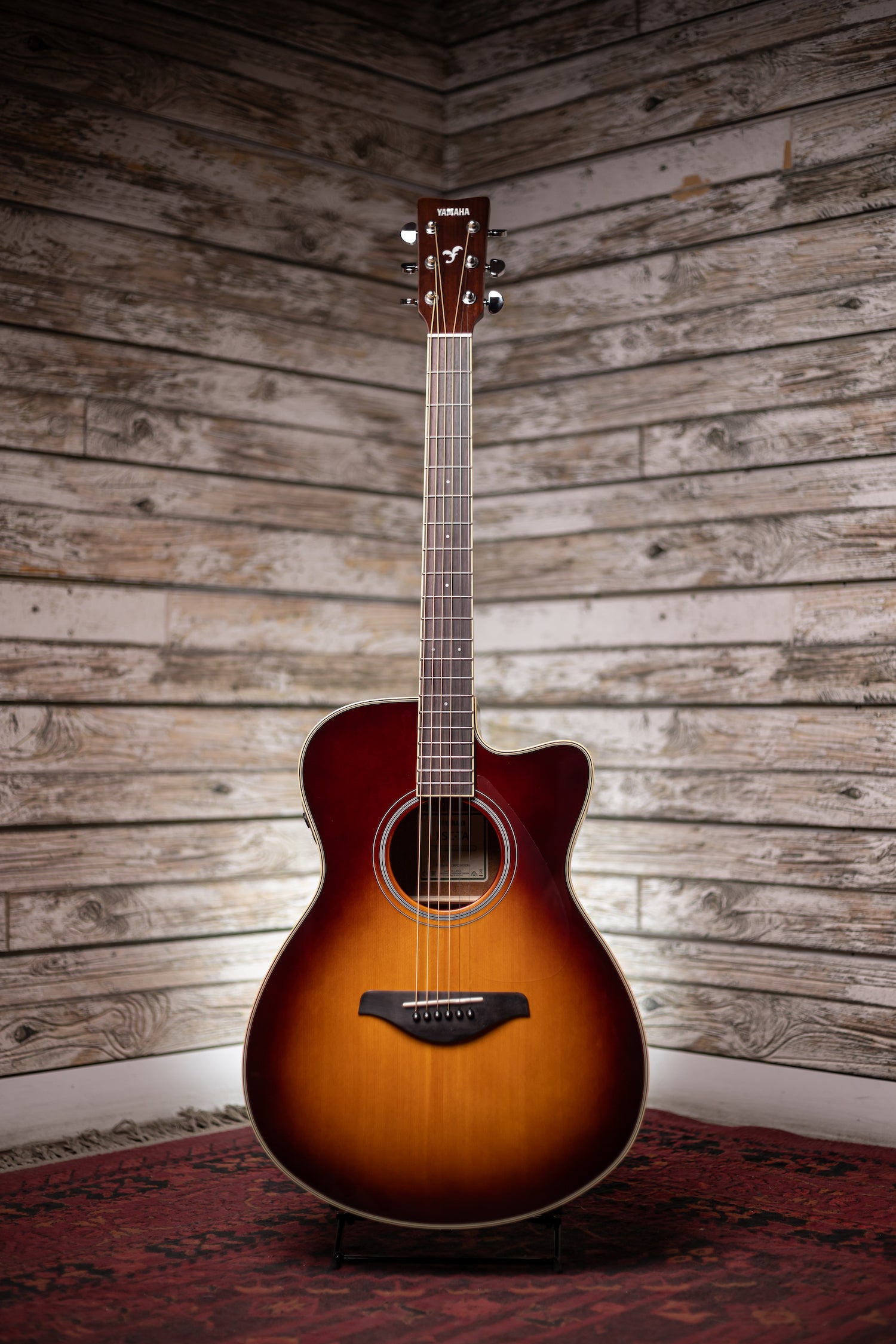 Yamaha FSC-TA TransAcoustic Concert Acoustic Guitar - Brown Sunburst