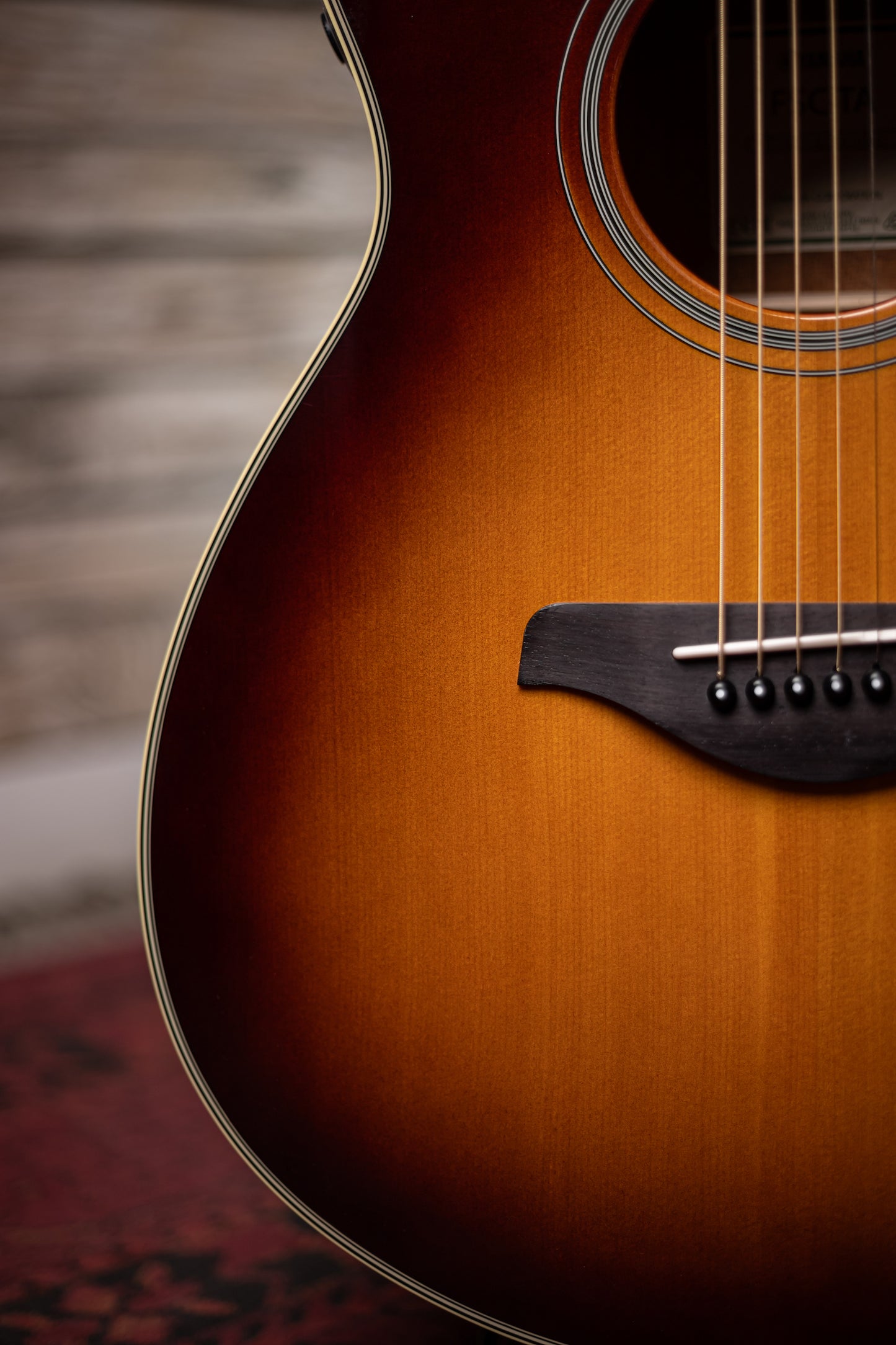 Yamaha FSC-TA TransAcoustic Concert Acoustic Guitar - Brown Sunburst