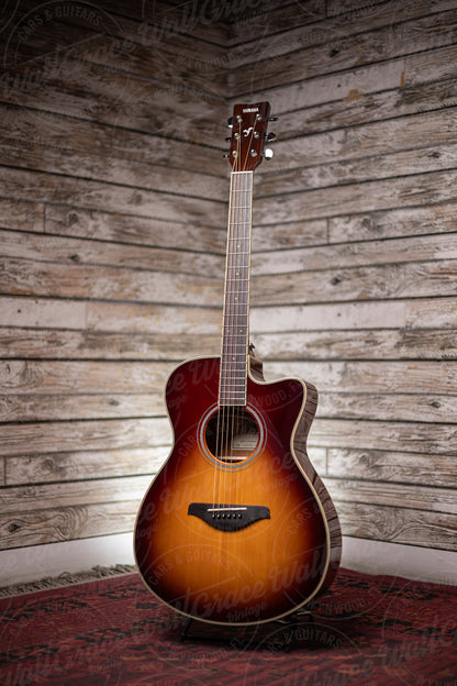 Yamaha FSC-TA TransAcoustic Concert Acoustic Guitar - Brown Sunburst