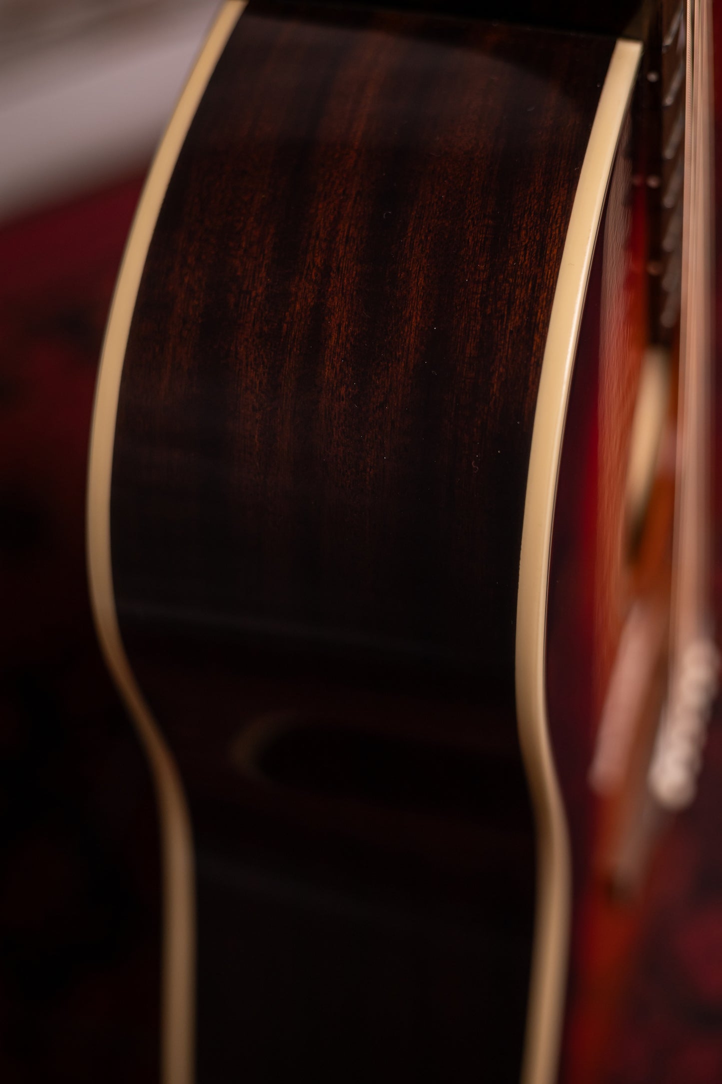 Epiphone Masterbilt Texan Acoustic-Electric Guitar - Faded Cherry Aged