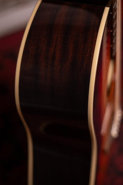 Epiphone Masterbilt Texan Acoustic-Electric Guitar - Faded Cherry Aged