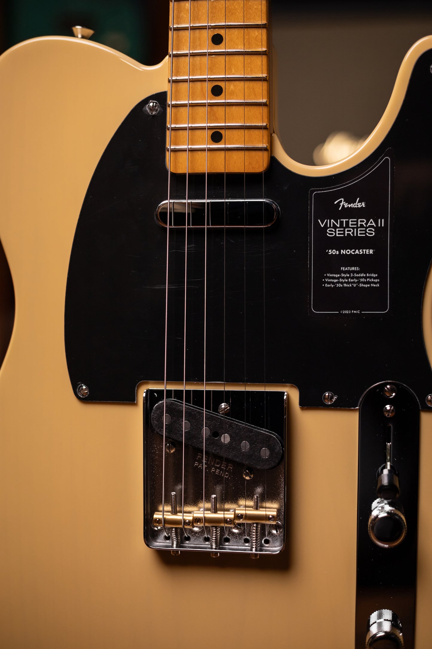 Fender Vintera II '50s Nocaster Electric Guitar - Blackguard Blonde