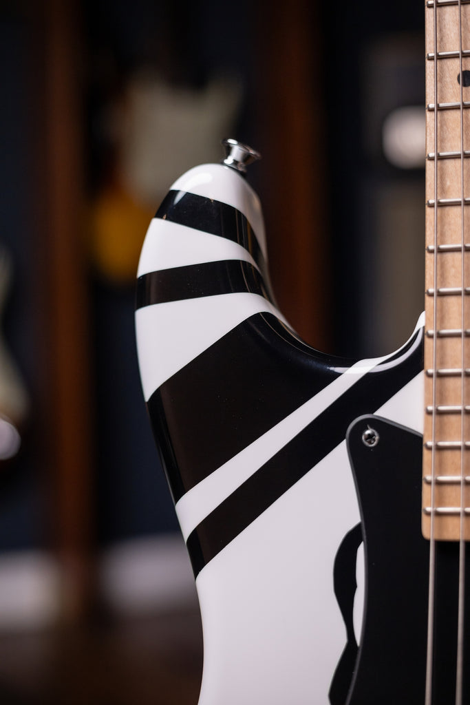2007 EVH Striped Washington DC - White, Black