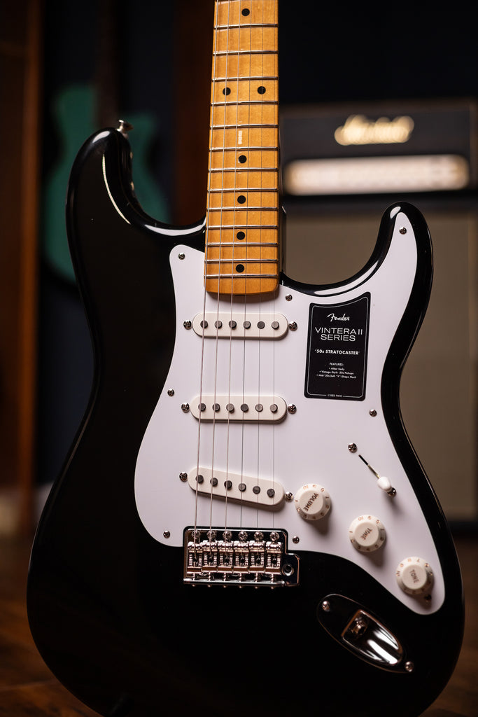 Fender Vintera II '50s Stratocaster Electric Guitar - Black