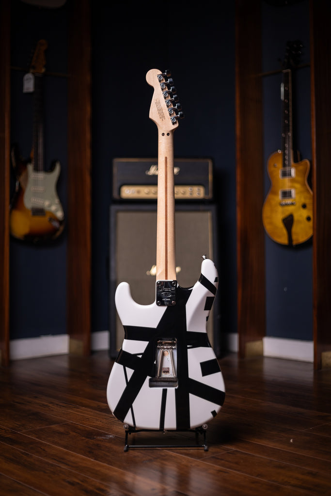 2007 EVH Striped Washington DC - White, Black