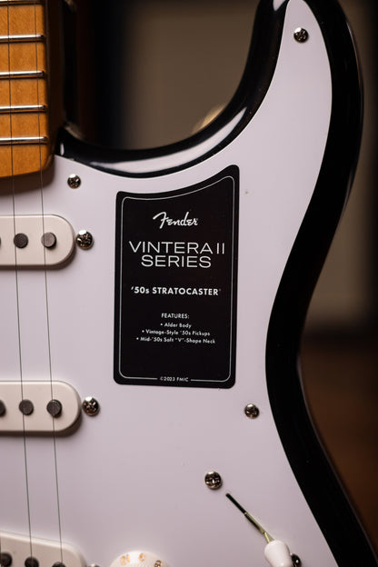 Fender Vintera II '50s Stratocaster Electric Guitar - Black