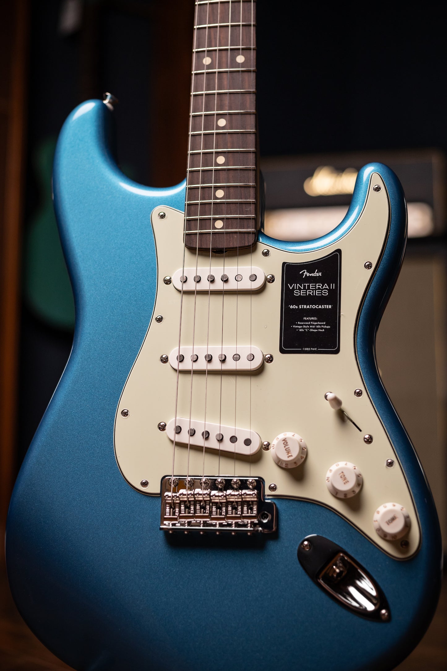 Fender Vintera II '60s Stratocaster Electric Guitar - Lake Placid Blue