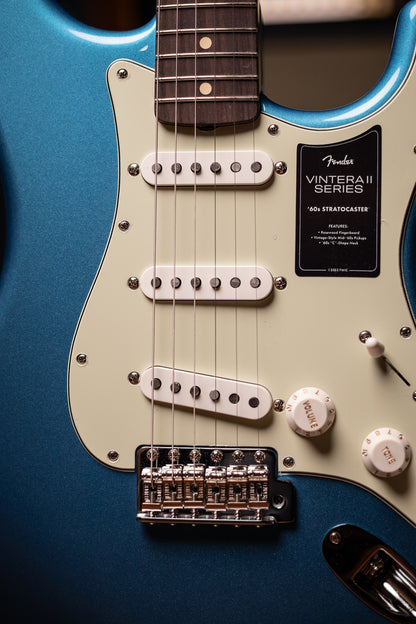 Fender Vintera II '60s Stratocaster Electric Guitar - Lake Placid Blue