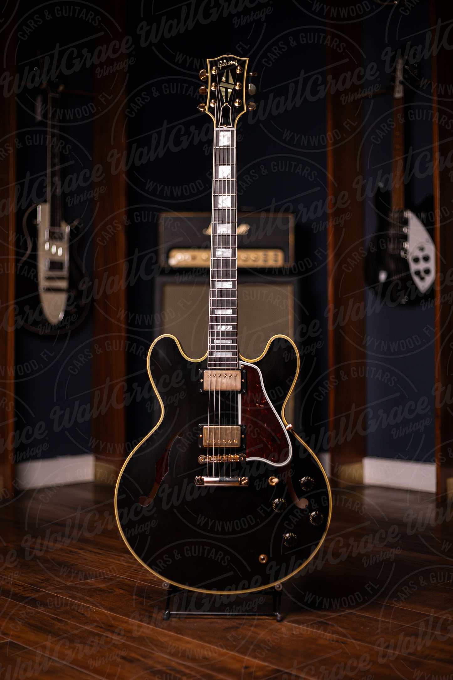Gibson Custom Shop 1959 ES-355 Reissue Stop Bar VOS Electric Guitar - Ebony