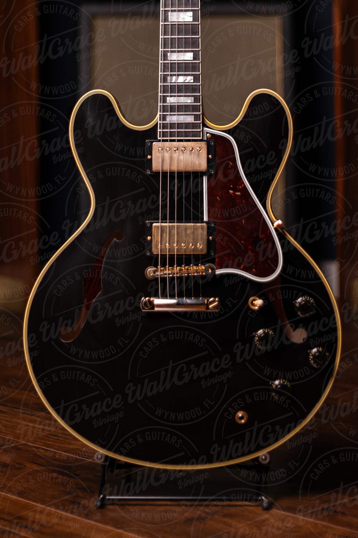 Gibson Custom Shop 1959 ES-355 Reissue Stop Bar VOS Electric Guitar - Ebony